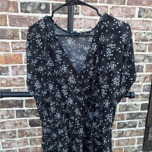 Floral Black top women’s
